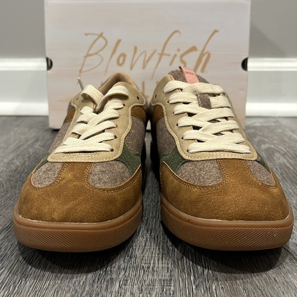 Blowfish NIB Malibu Women’s Tastic Lace Up Sneaker Whiskey Flannel Multicolor 7 - Picture 11 of 14